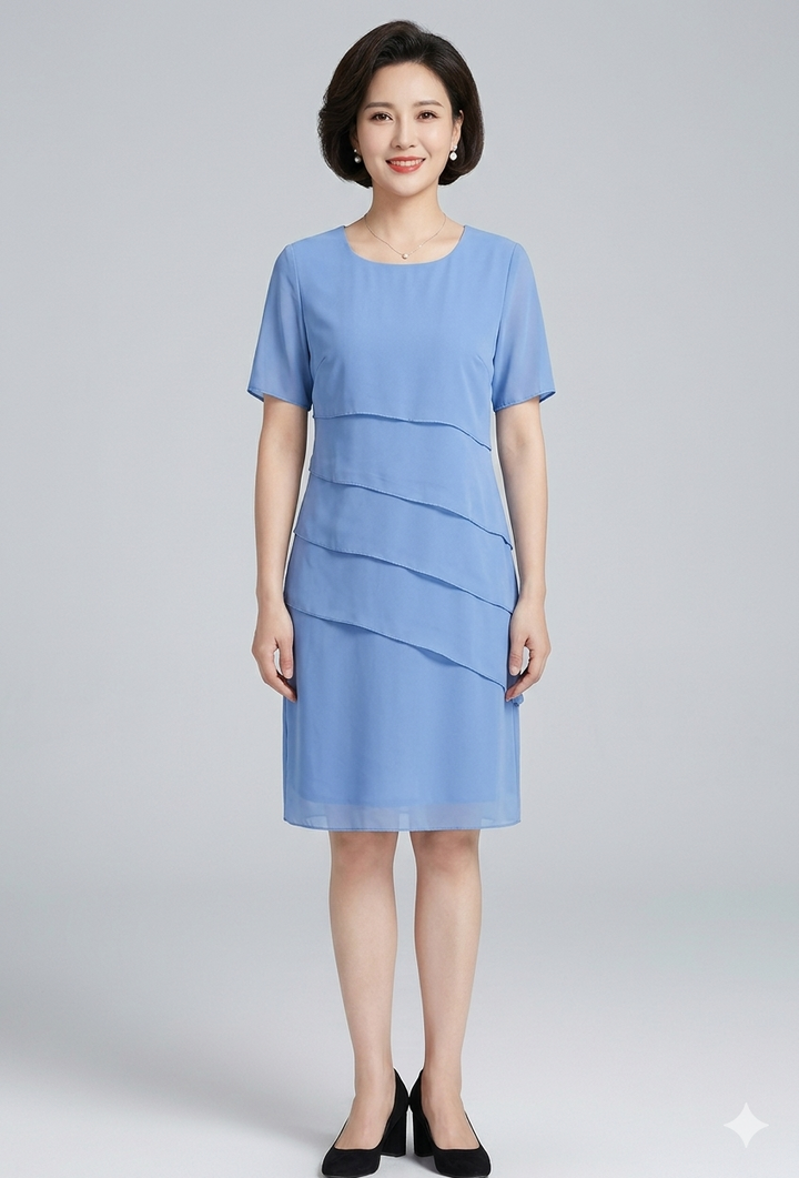 W&W Mode | Elegantes Figurbetontes Damen Kleid