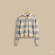 WW | Strickjacke mit Kapuze und Reißverschluss