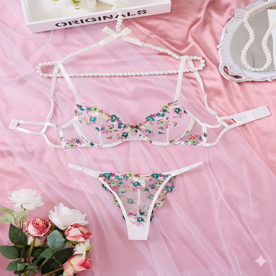 WW-Unterwäsche Zweiteiler mit Kontrastfarben