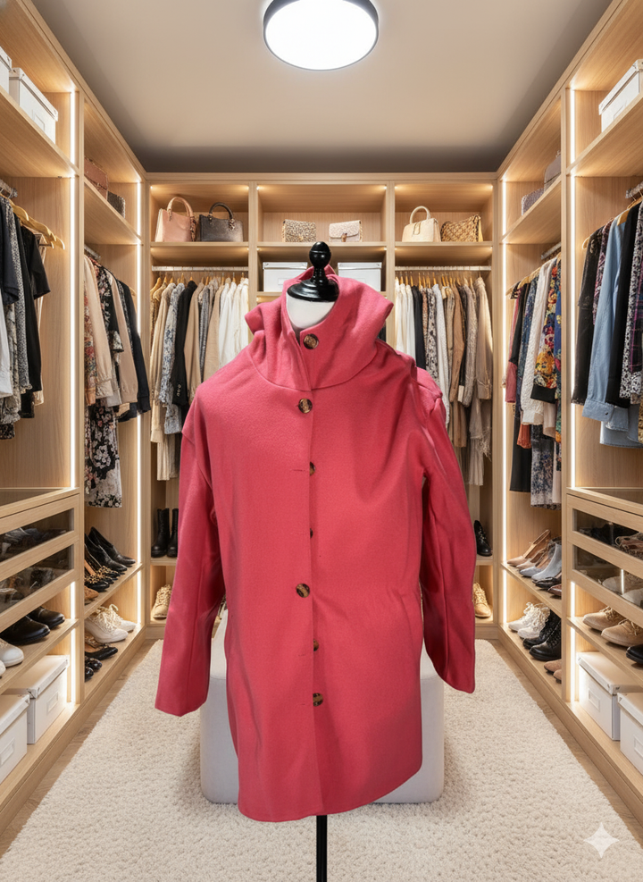 W&W Mode Amsterdam | Eleganter Modemantel  für Damen (neueste Kollektion)