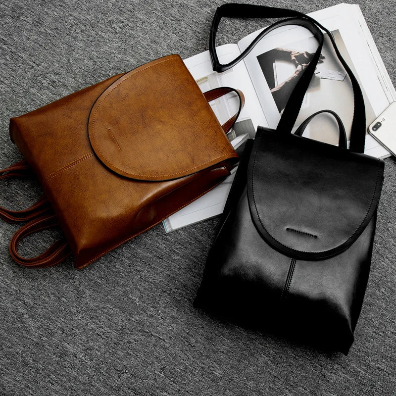 WW | Leder Mini Rucksack Für Frauen Luxuriös Und Vielseitig