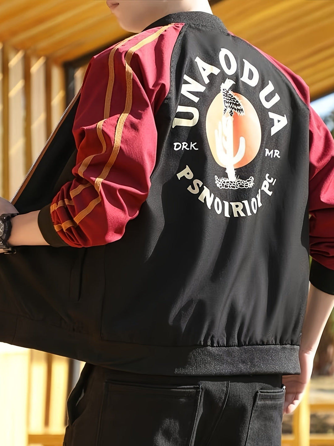 W&W Mode | Stilvolle Farbblockjacke Mit Sportlichem Look