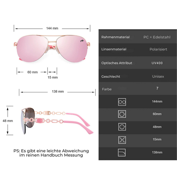W&W Mode | Polarisierte Brille Für Damen