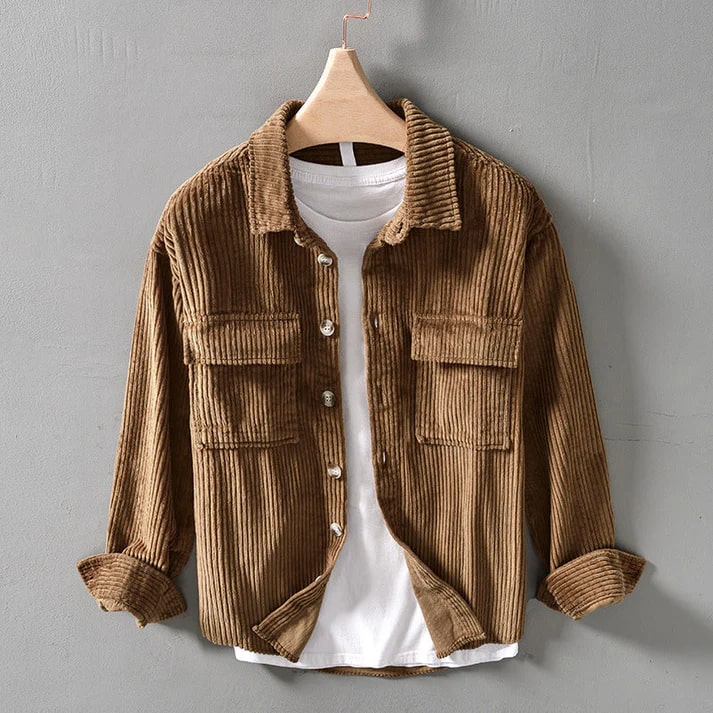 W&W Mode | Stilvolle Cordjacke Für Herren