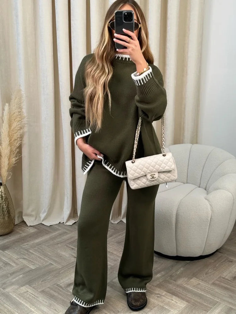 Gestrickte Loungewear Set