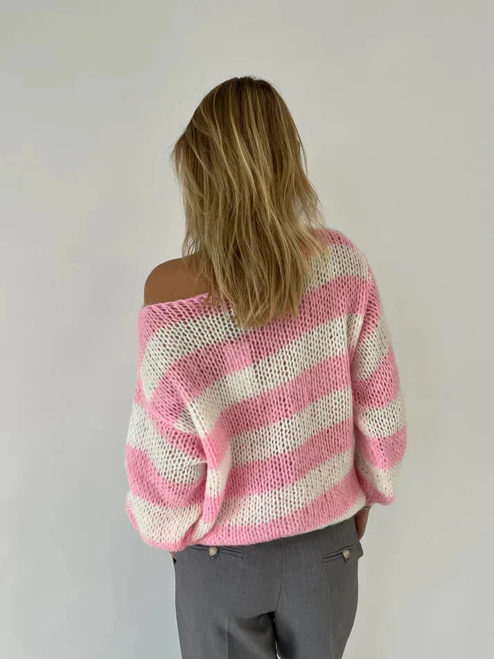 W&W Mode | Pullover Oversize Grob gestrickt Strickpullover Damen Strickwaren