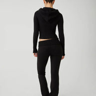 WW | Loungewear Set Damen Zip Zweiteiliges Set aus Strickjacke und Strickhose