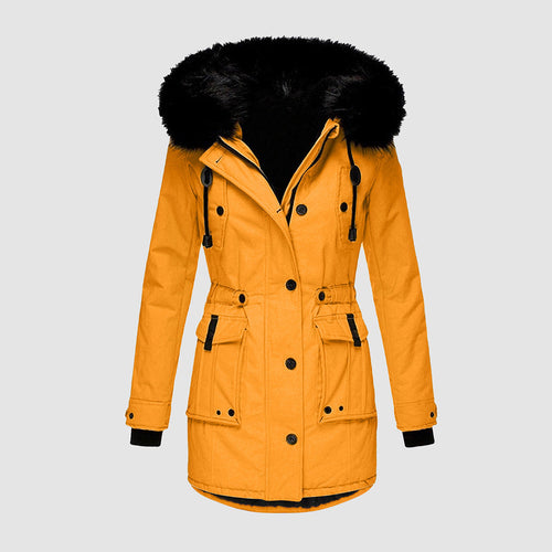 W&W Mode - Wasserdichte Winterjacke mit Kapuze für Damen