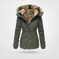 WW - Warme modische Winterjacke mit Innenfutter und Kapuze