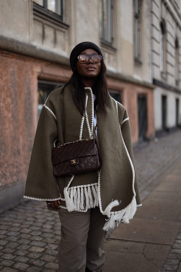 W&W Mode | Luxe Jacke Mit Schal
