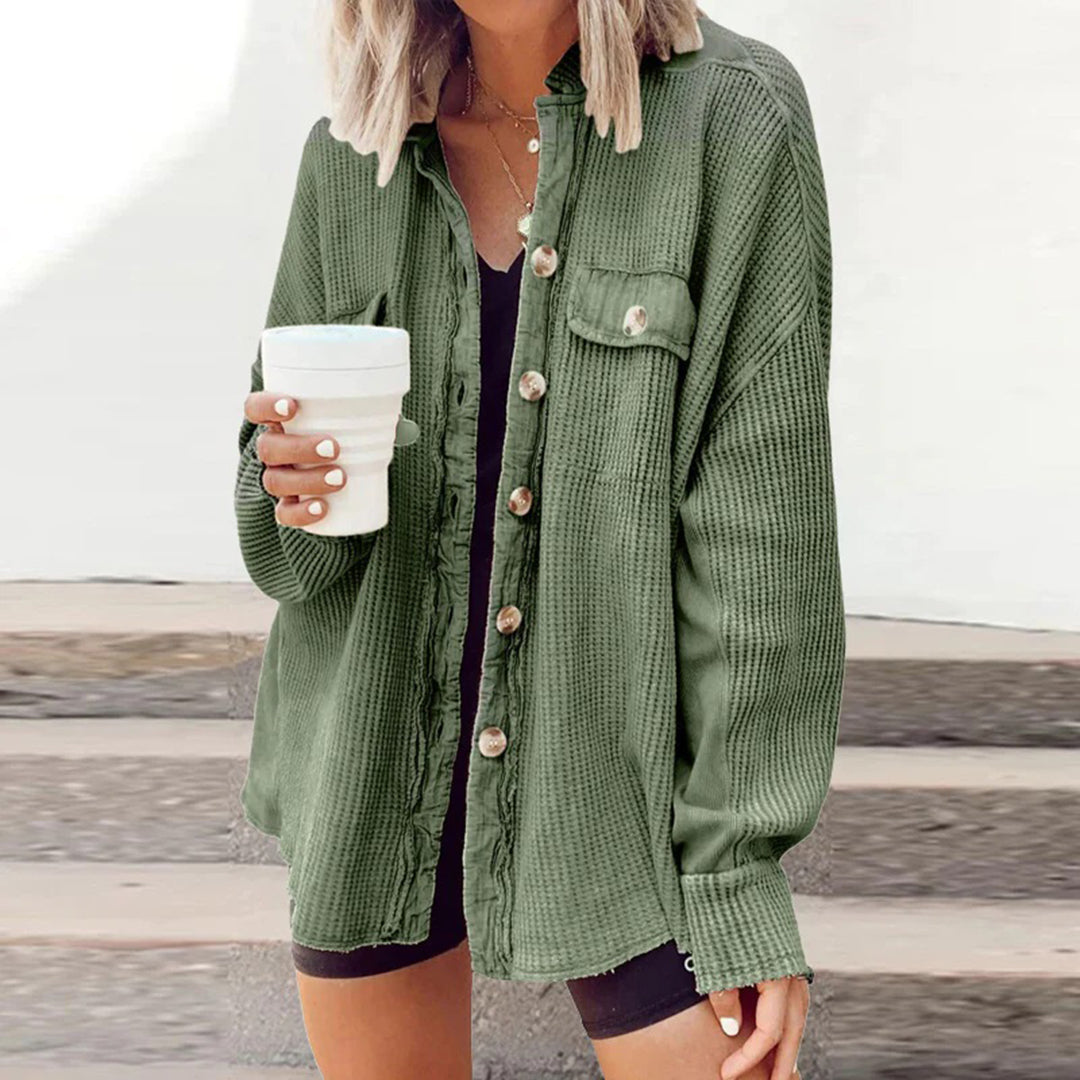 WW gerippte Strickjacke Elegance