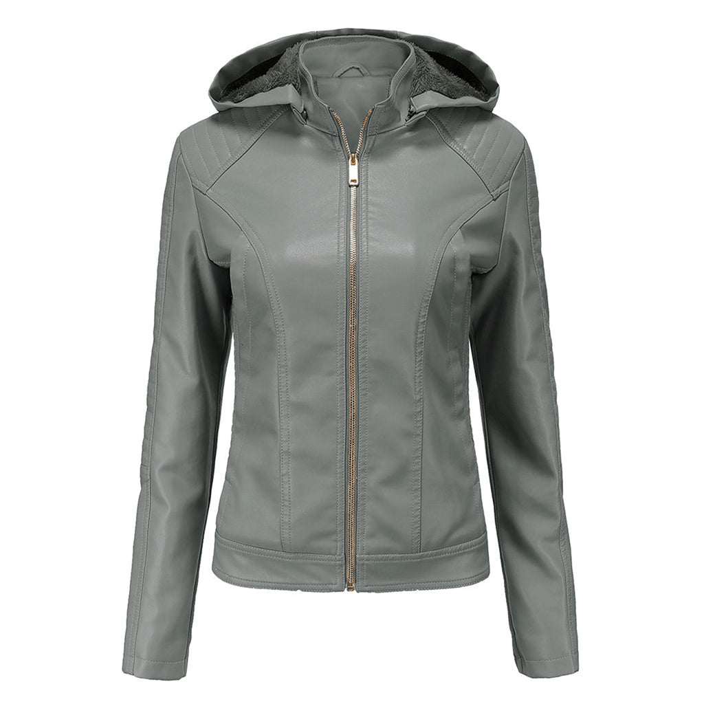 WW | Lederjacke mit verschiedenen Stiloptionen für Damen