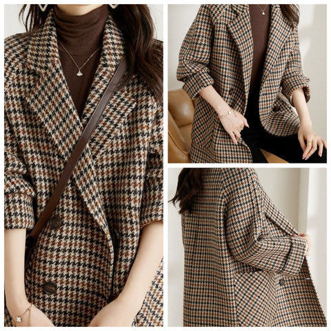 WW | Karierter Blazer Für Damen