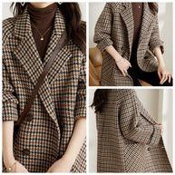 WW | Karierter Blazer Für Damen