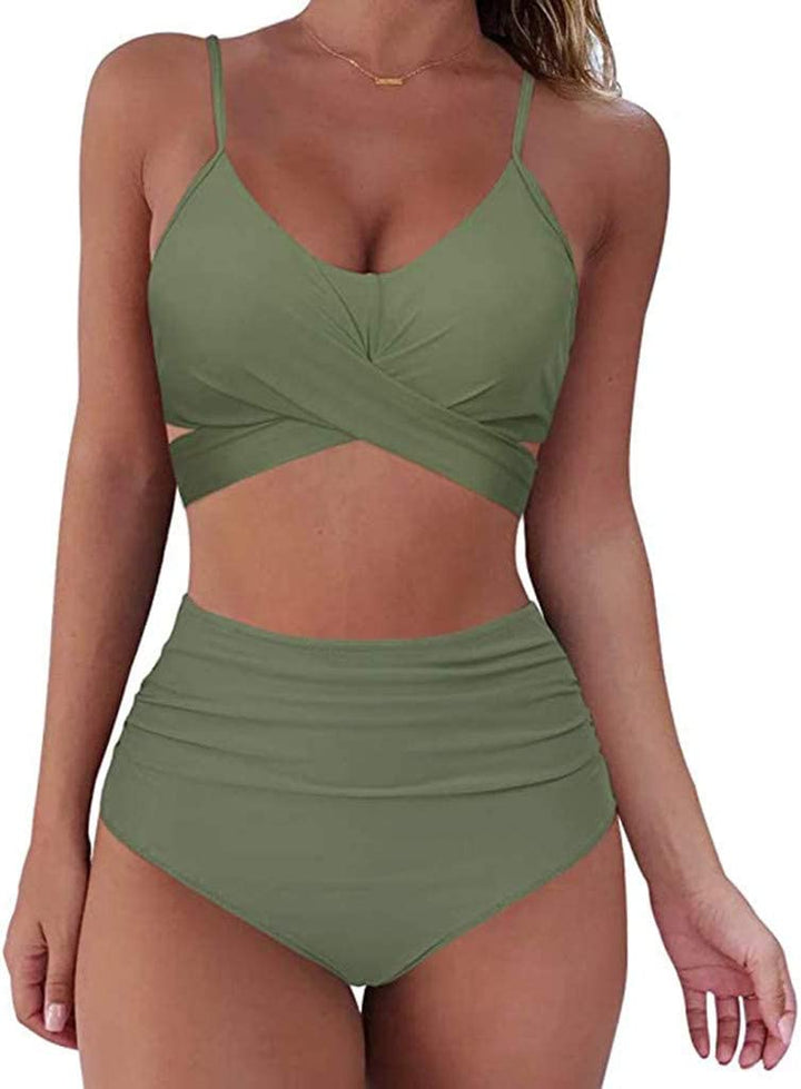 W&W Mode | Buntes High-Waist-Biki für Damen