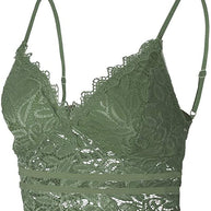 WW | Verführerisches Spitzen Bralette Crop Top