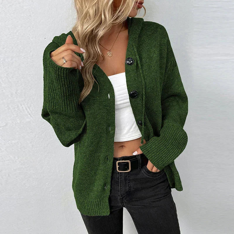 W&W Mode | Bequemer Hooded Cardigan