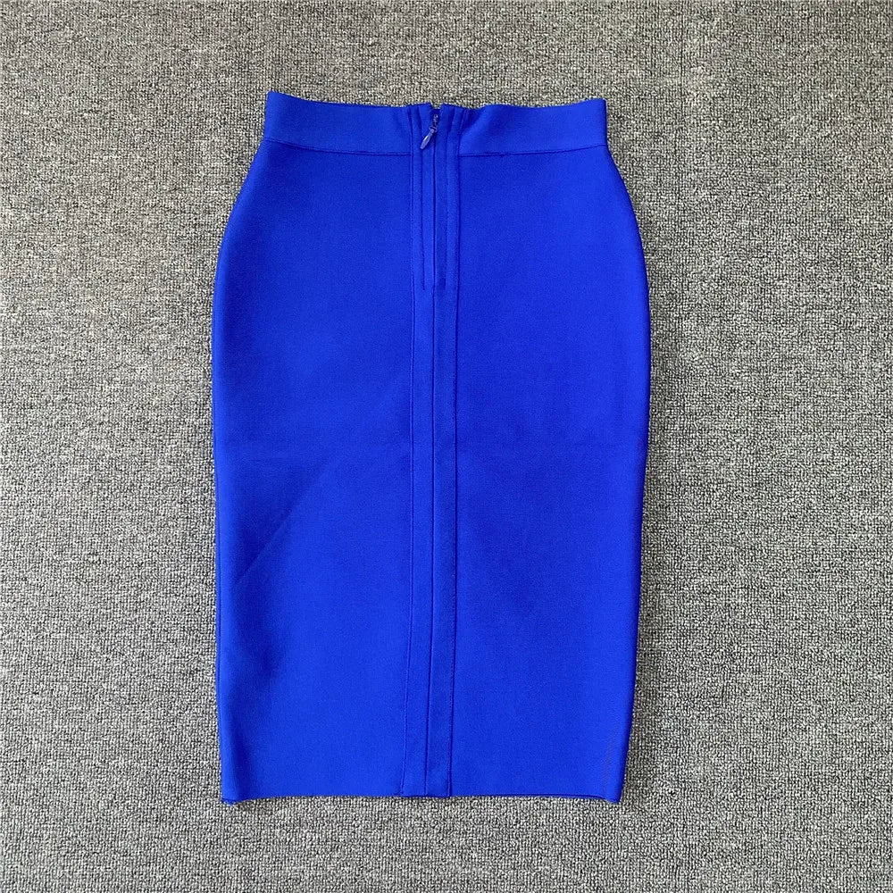 WW | Frauen Neue Rayon Bandage Rock Elegante Bleistiftrock Berühmte Sexy Club Party Kleidung Vintage Vestios