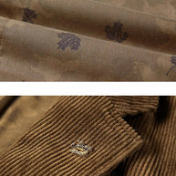 WW | Cord Blazer Für Herren Klassische Eleganz in Braun