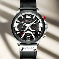 WW | Luxus Militär Leder Uhr Für Herren