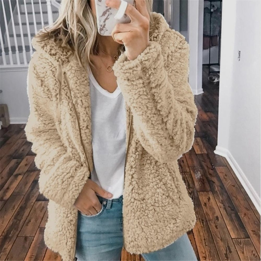 W&W Mode | Weiche Kapuzenjacke für Frauen