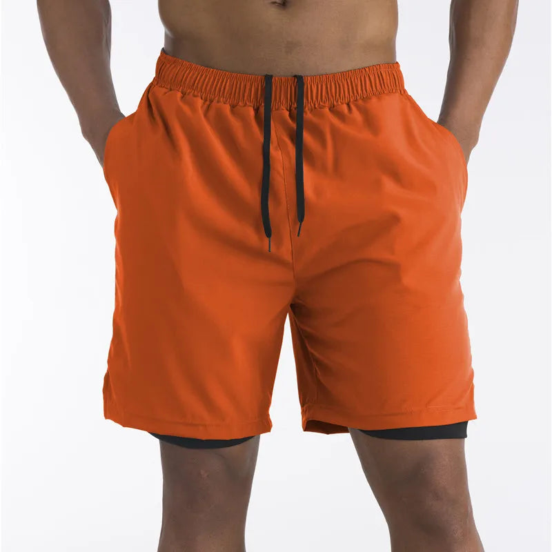 W&W Mode | 2 in 1 Laufshorts Mit Sicherer Tasche Leicht & Atmungsaktiv