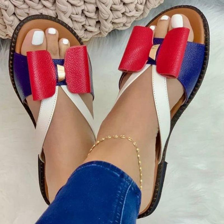 W&W Mode | Legere Sommerschuhe für Frauen mit Schmetterlingsknoten