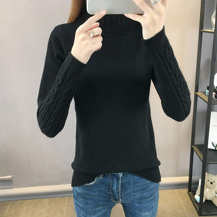 WW | Weicher Hochgeschlossener Pullover Mit Kaschmir Gefühl