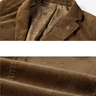 WW | Cord Blazer Für Herren Klassische Eleganz in Braun