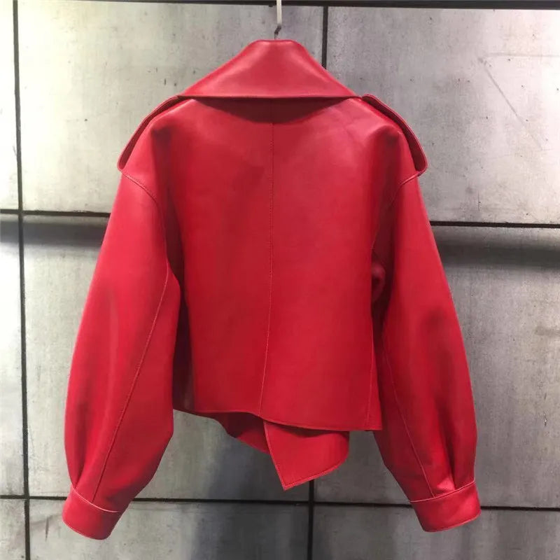 WW | Retro Stilvolle Lederjacke