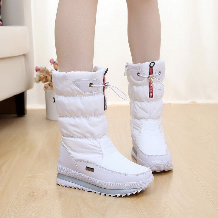 W&W Mode - Gefütterte Winter-Schneestiefel, Rutschfest & Wasserdicht