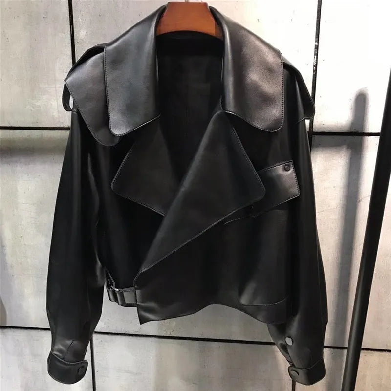 WW | Retro Stilvolle Lederjacke
