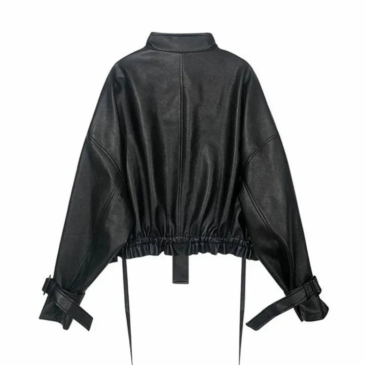 WW | Damen Lederjacke Mit Box Cut