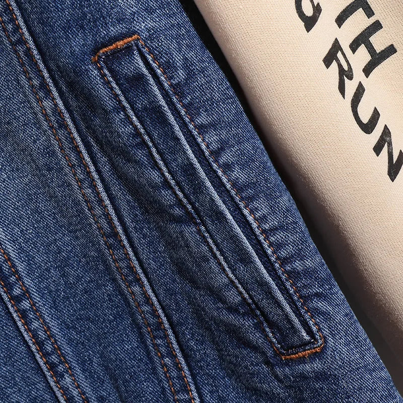 WW | Ärmellose Jeansweste Im Im Freien Militärstil