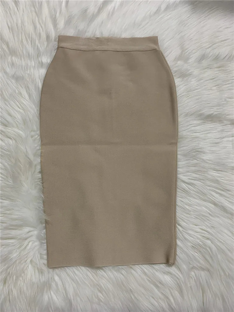 WW | Frauen Neue Rayon Bandage Rock Elegante Bleistiftrock Berühmte Sexy Club Party Kleidung Vintage Vestios