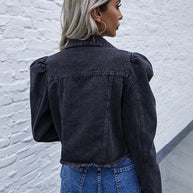 WW | Damen Denim Kurzjacke - Zeitlose Eleganz