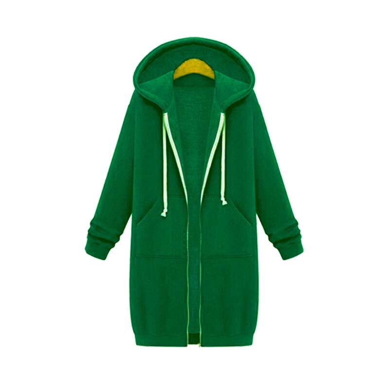 WW | Chic Lange Sweatshirt Jacke