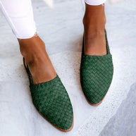 WW | Geflochtene Damen Sneakers - Bequeme und stilvolle flache Schuhe