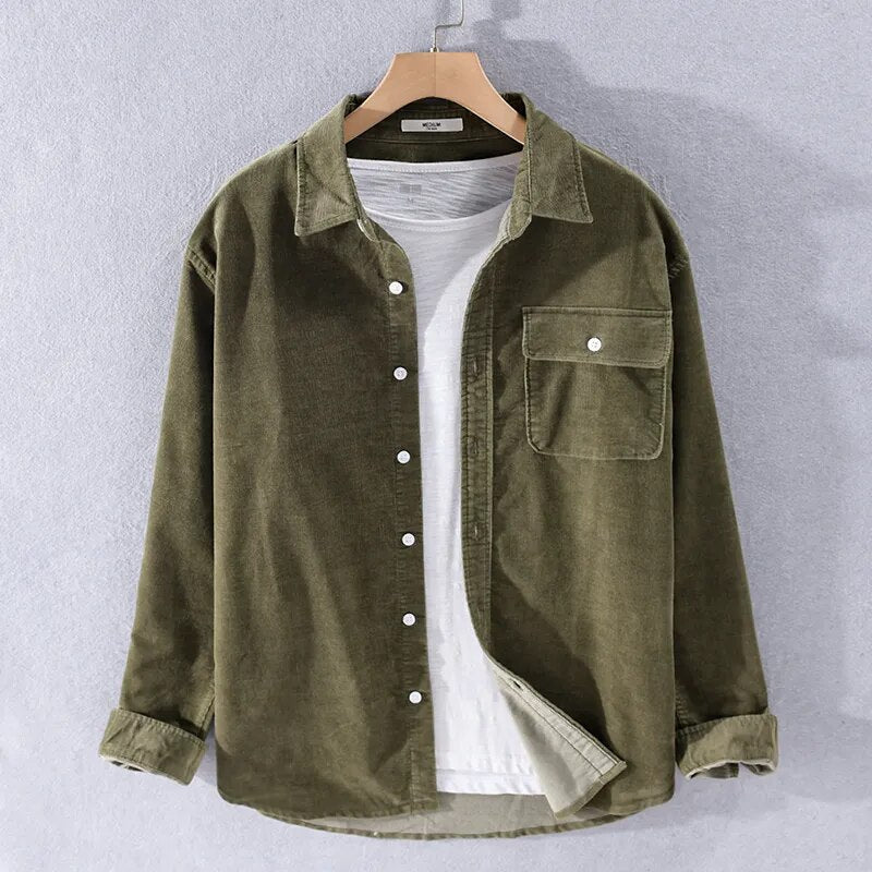 WW | Langarm Overshirt Aus Weichem Denim