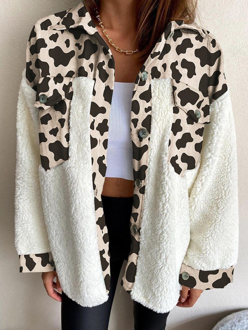W&W Mode | Wolle Lammkarierte Jacke
