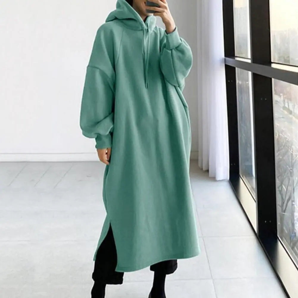 WW | Lefèvre Elegante Oversized Kapuzenkleid
