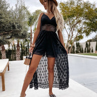 WW | Jumpsuit mit Spitzendruck