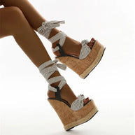 WW | Verwickelte Lügen Pumpe Sandalen