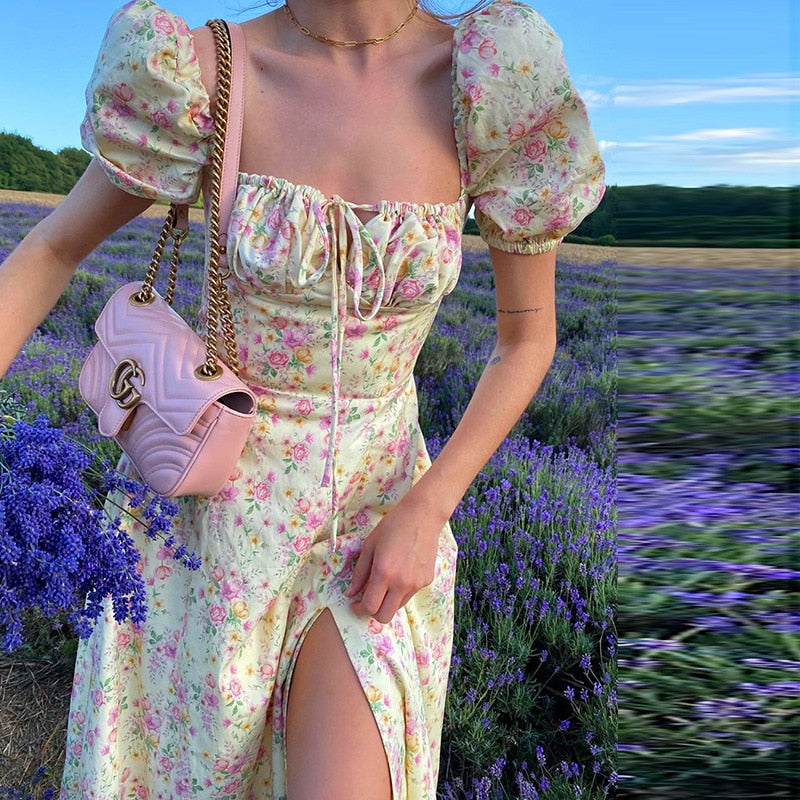 WW - Vintage Kleid mit Schleife