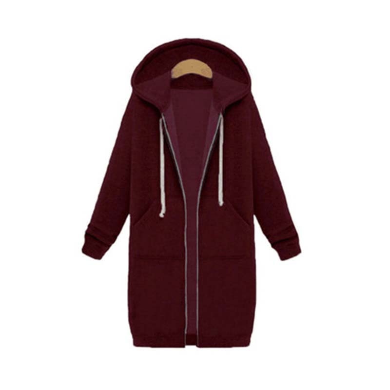 WW | Chic Lange Sweatshirt Jacke