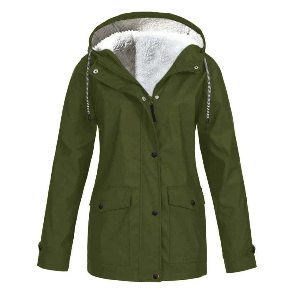 W&W Mode - Elegante und warme Regenjacke