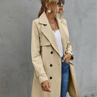 WW und Winter Trenchcoat Jacke Damen