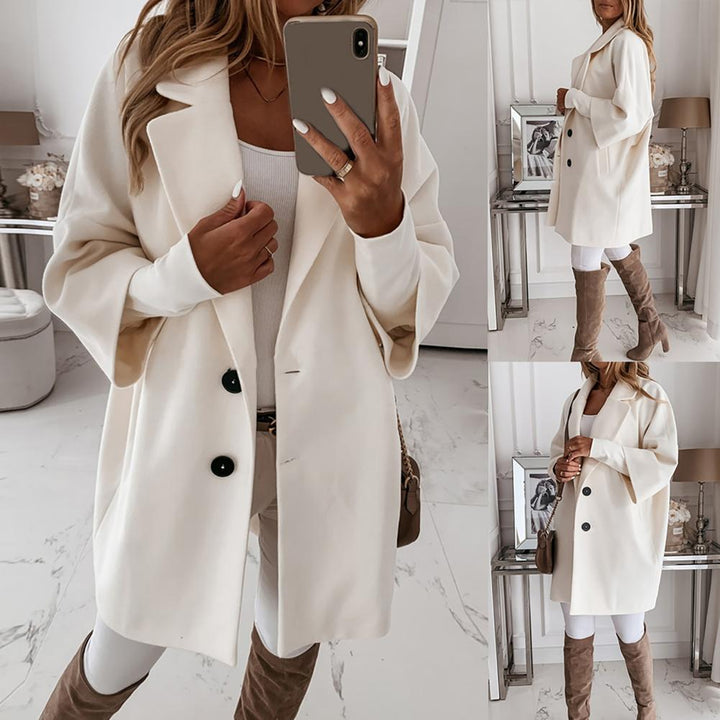 W&W Mode Mantel | Eleganter trendiger langer Mantel für Frauen