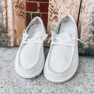 WW | Canvas Schnürschuhe für Damen