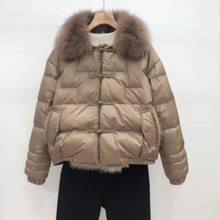 W&W Mode | Hyggeligt Warm Locker Pufferjacke